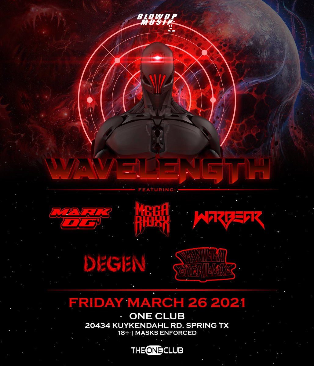 C4Musik713's tweet photo. March 26th !! Bringing out some insane production and got stacked local lineup with multiple genres .#House #Dubstep #Trance #Clublife https://t.co/5LW0Xqz2cY