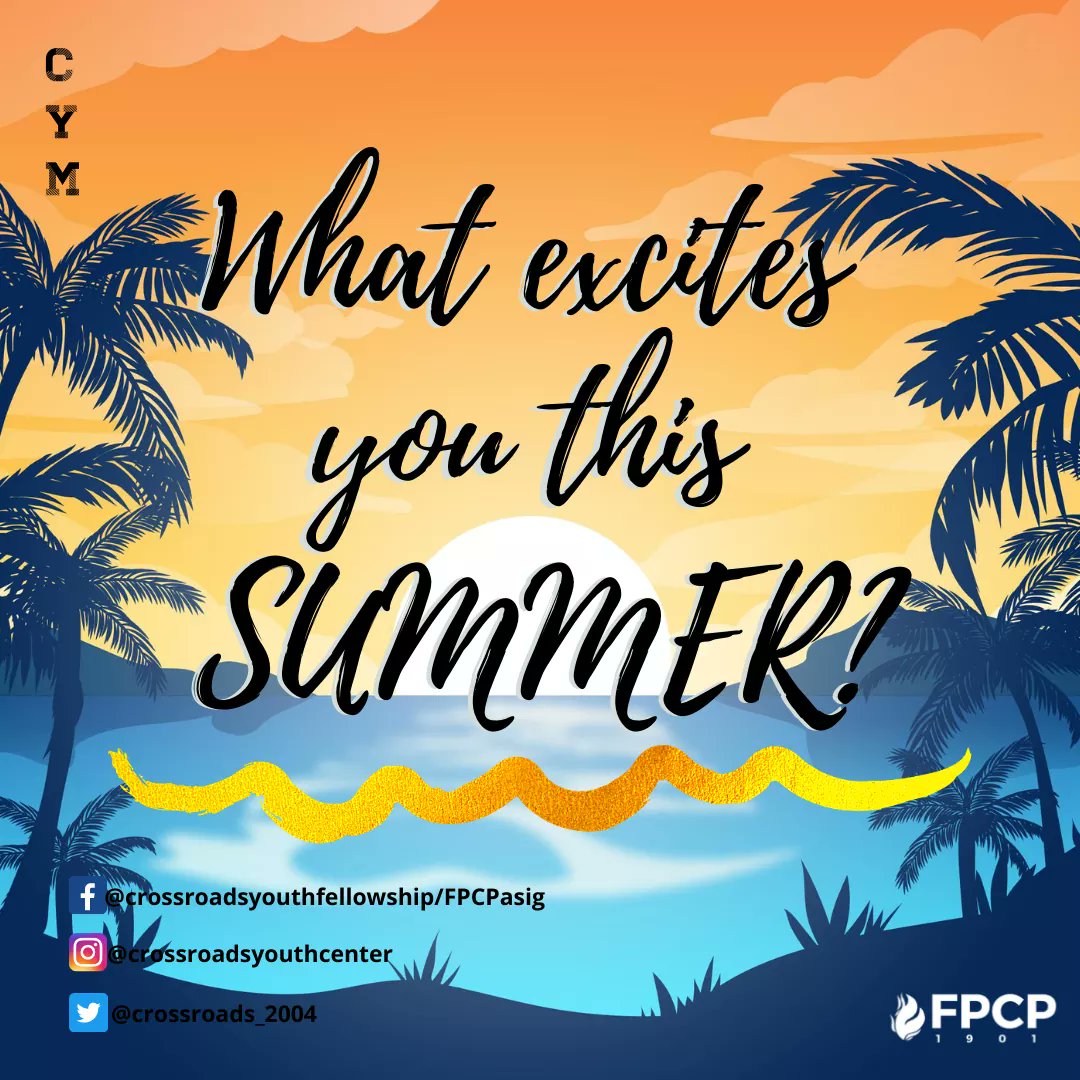 crossroads_2004's tweet photo. Can you feel the heat ngayong taginit? 🔥 Wag kanang mainip kasi there's so many GOOD and FUN things to do during summer 🤩

 Put your shades on 😎 and lets get started by sharing to us the things that excites you this summer. COMMENT mo na yan down there👇🏻

#BeatTheHeat
#Summer https://t.co/rbmOKhatz1