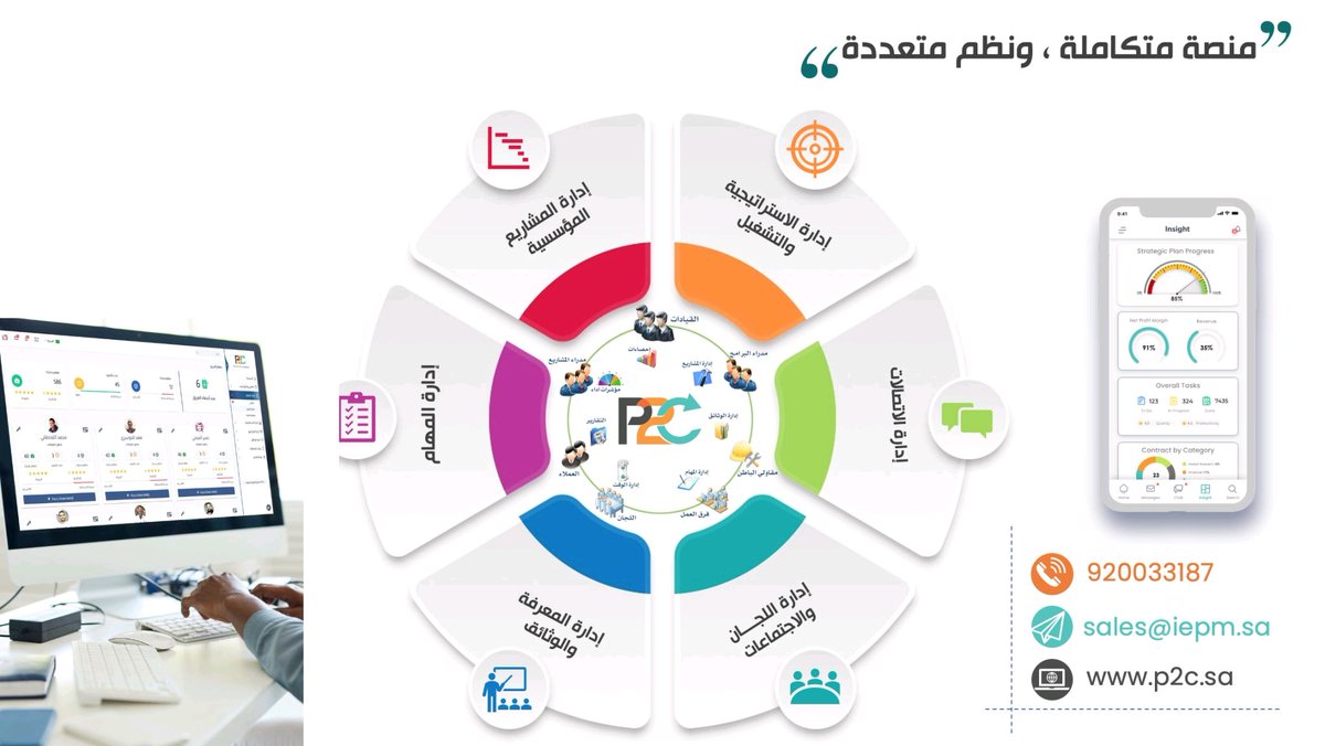 iEPM_Co's tweet photo. منصة متكاملة، وحلول متعددة تناسب الـ 
#الهيئات #الوزارات #الشركات
تمكنها الموائمة بين استراتيجياتها والمشاريع وكافة انشطة التشغيل والمهام مع مؤشرات قياس سهلة وتقارير مميزة
#الاستراتيجية #المشاريع #المهام #الاجتماعات #المؤشرات https://t.co/FSXX5Smrfw