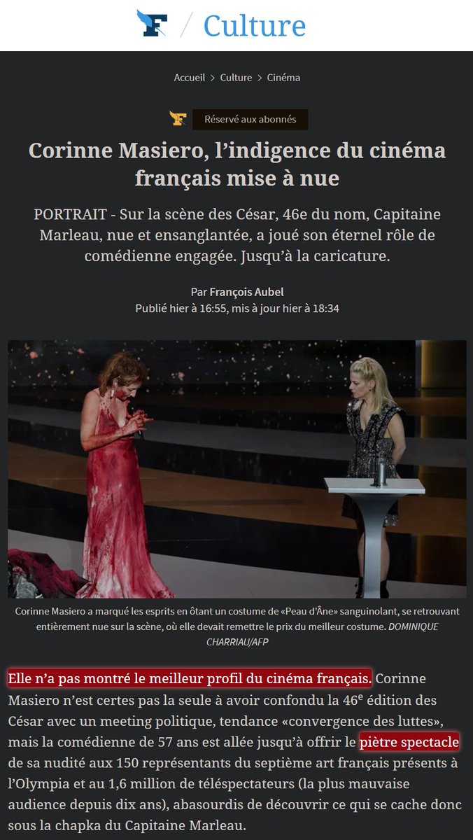 Bunker_D_'s tweet photo. Le Figaro : Deux salles, deux ambiances.
Deux salles, mais aussi deux genres, et deux temps.

Alors pourquoi lui était traité comme audacieux, et elle comme une nuisance ?
Est-ce leurs statuts d'homme et de femme ?
Est-ce l'air du temps où l'on aimerait cacher ces militant·e·s ? https://t.co/LKnFK2NIUK