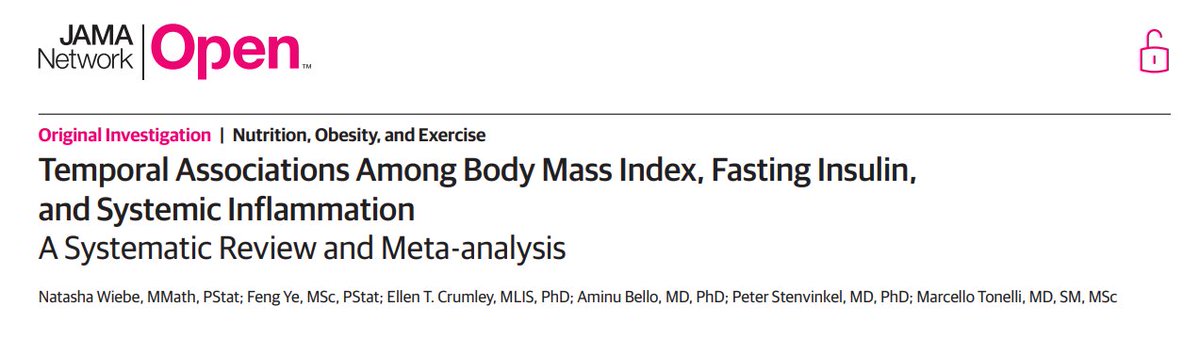 DrPaulMason's tweet photo. Some claim that it is obesity that causes insulin resistance. This perpetuates the myth that the type of food one eats is not important - just calorie control. This systematic review found that reductions (improvements) in insulin levels precede weight loss. https://t.co/LCH1En7Ui9