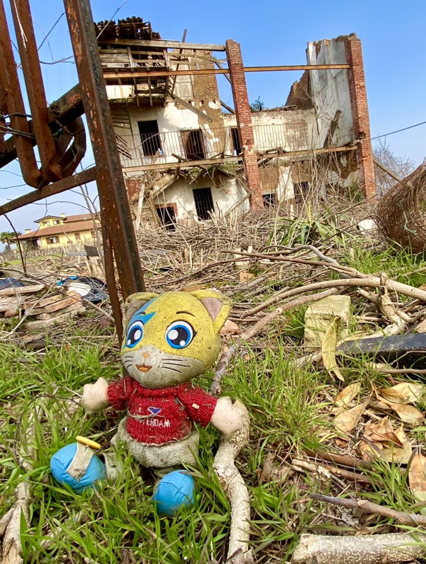Il curioso guardiano di una cascina abbandonata in quel di Treviglio!  #lAspettoChePiuMiPiace è il suo fascino post apocalittico, anche un po’ distopico.