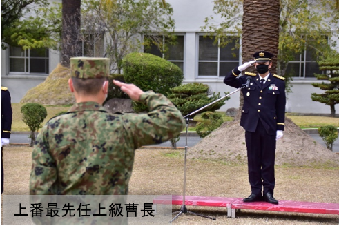 第4師団は、令和3年3月15日(月)、福岡駐屯地において、師団最先任