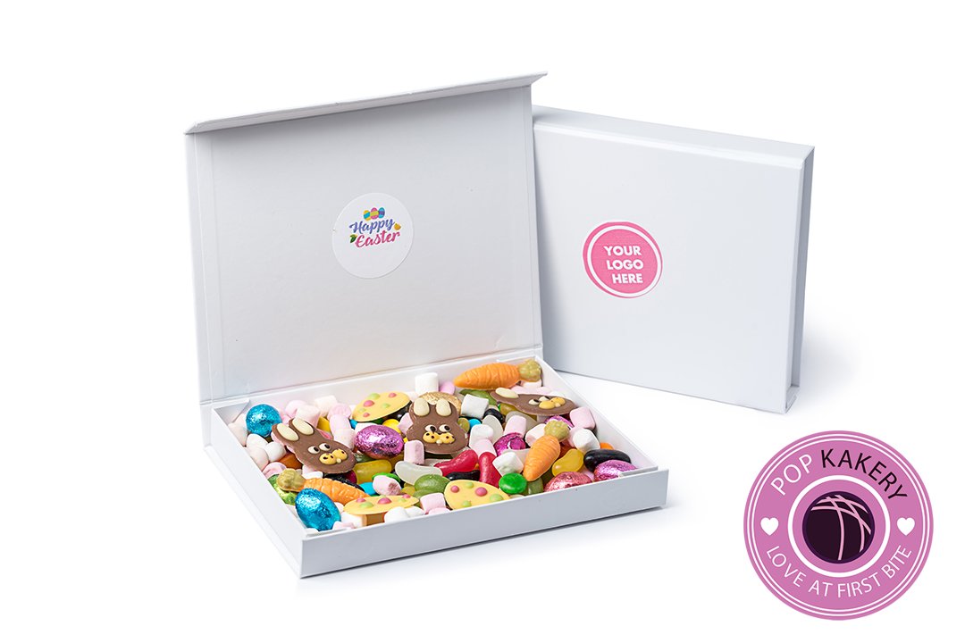 Nothing says #Easter like surprise chocolates &amp; sweets! 🐣
Send your clients, colleagues, customers or family &amp; friends something different this Easter.
A personalised, branded box filled with Easter goodies which fits straight through their letterbox!
popkakery.com/easter-treats/