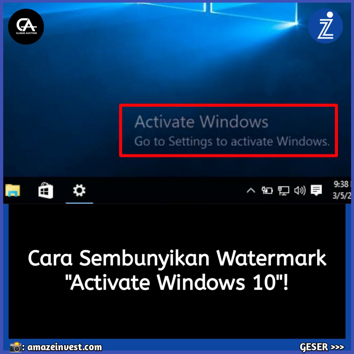 InfozoneTechno's tweet image. Watermark aktivasi windows 10 mengganggu kalian?

Selengkapnya ada di IG kita ya

Link IG: instagram.com/p/CMboIIZrEfa/…
.
#aktivasiwindows10 #aktivasiwindows #activatewindows10 #activatewindows #windows10 #windows10indonesia #tutorialwindows10 #windows10pro #windows10home