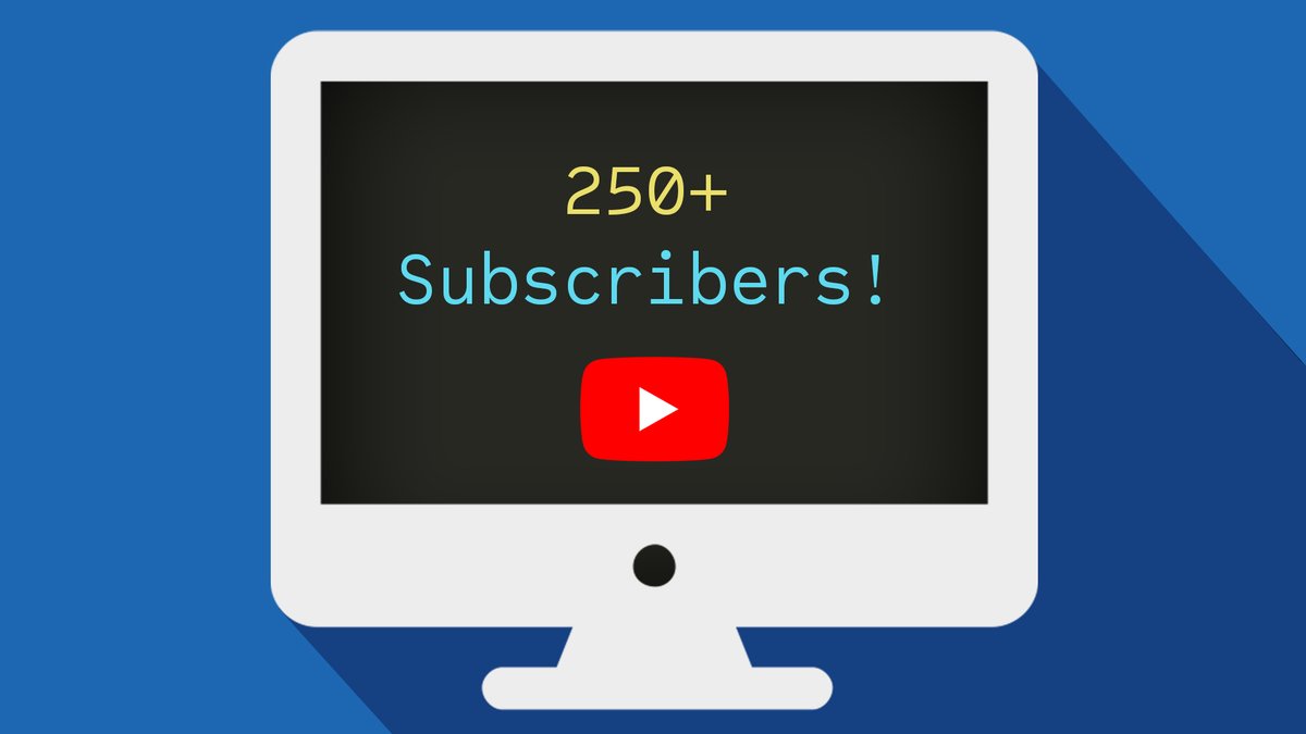 CodingPerspect's tweet image. Another milestone ✅

We have reached more than 250 #subscribers!

Thank you all for supporting our #channel. We will continue to produce more #videos @YouTube.

#coding #python #orms #learncoding #100DaysOfCode #YouTube #programming #phdchat #Rstats #DataScience #algorithms