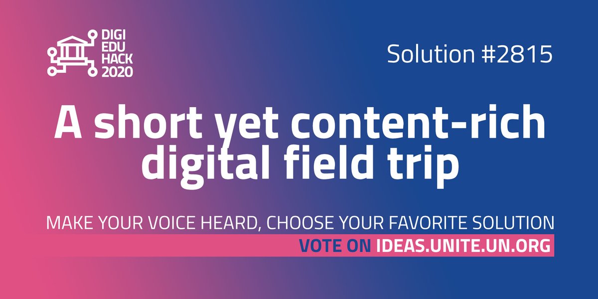 EITRMAcademy's tweet image. @DigiEduHack challenge, organised by our partner @unimiskolc, brings scientists together to create #digitalsolutions for a virtual #geological exploration field trip.

Support the @UniofOxford Team with your vote! Register at the ideas.unite.un.org/digieduhack/Pa… #DigiEduHack2020