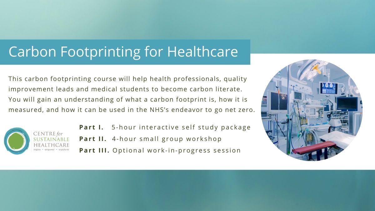 In order for the #NHS to reduce its greenhouse gas emissions to #netzero by 2040, carbon needs to be an additional currency alongside money. Learn how to become #carbonliterate in this inspiring course [9th June, 10am – 2pm] -&gt; sustainablehealthcare.org.uk/courses/carbon…