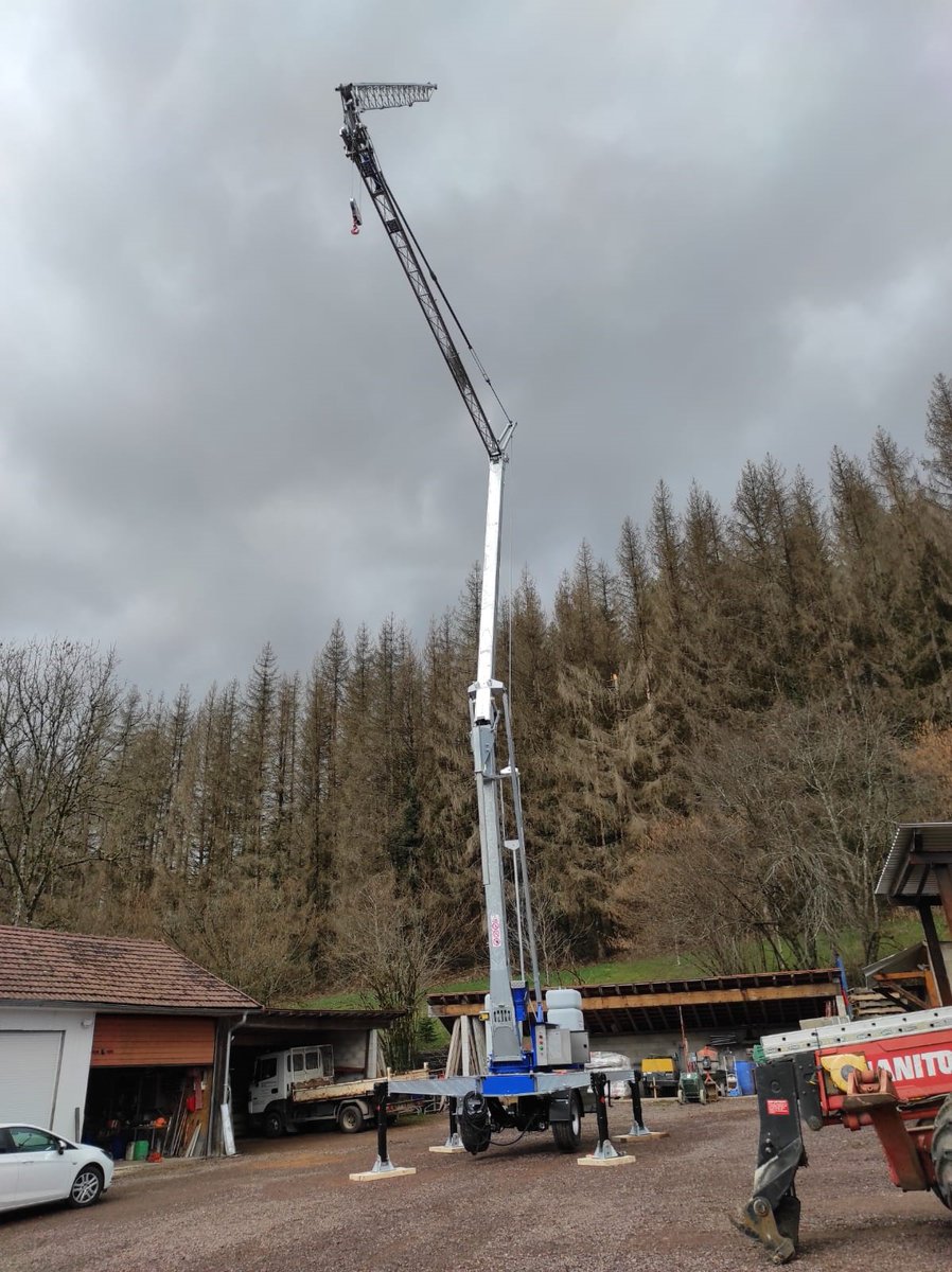 GPmatinter's tweet image. Livraison d&apos;une  🏗 GP MATIC 20 FAST en Haute-Saône
➡Ent LUDO MATERIEL
✅Merci à Bruno pour ces photos📷
🌐gpmat.fr
#grue #cranes #construction #levage #gruedechantier #GMA #grueàmontagerapide #petitegruedechantier  #chantier #gpmatic #gpmatinternational
