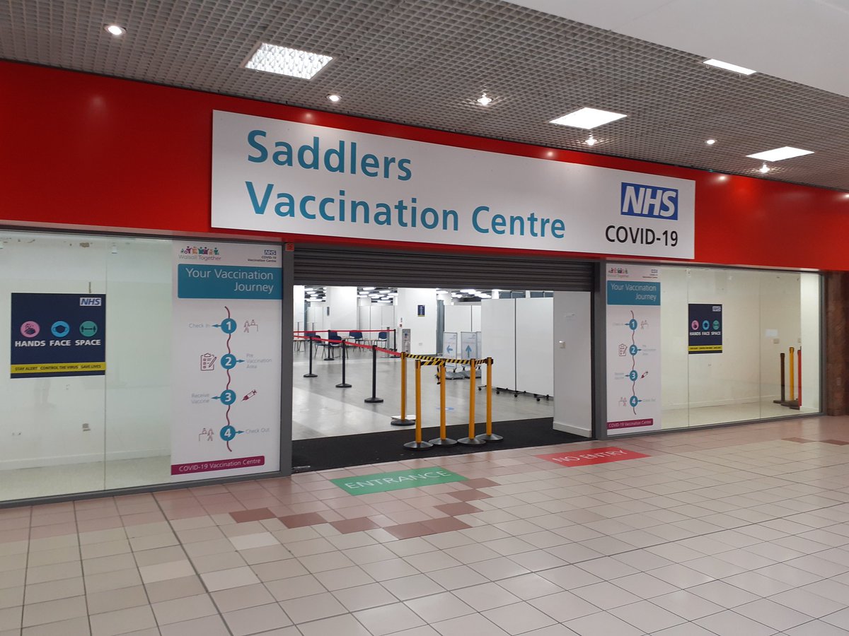 Today we officially open our doors and start vaccinating! Thank you to everyone involved in getting the site up and running - we couldn't have done it without you 😊