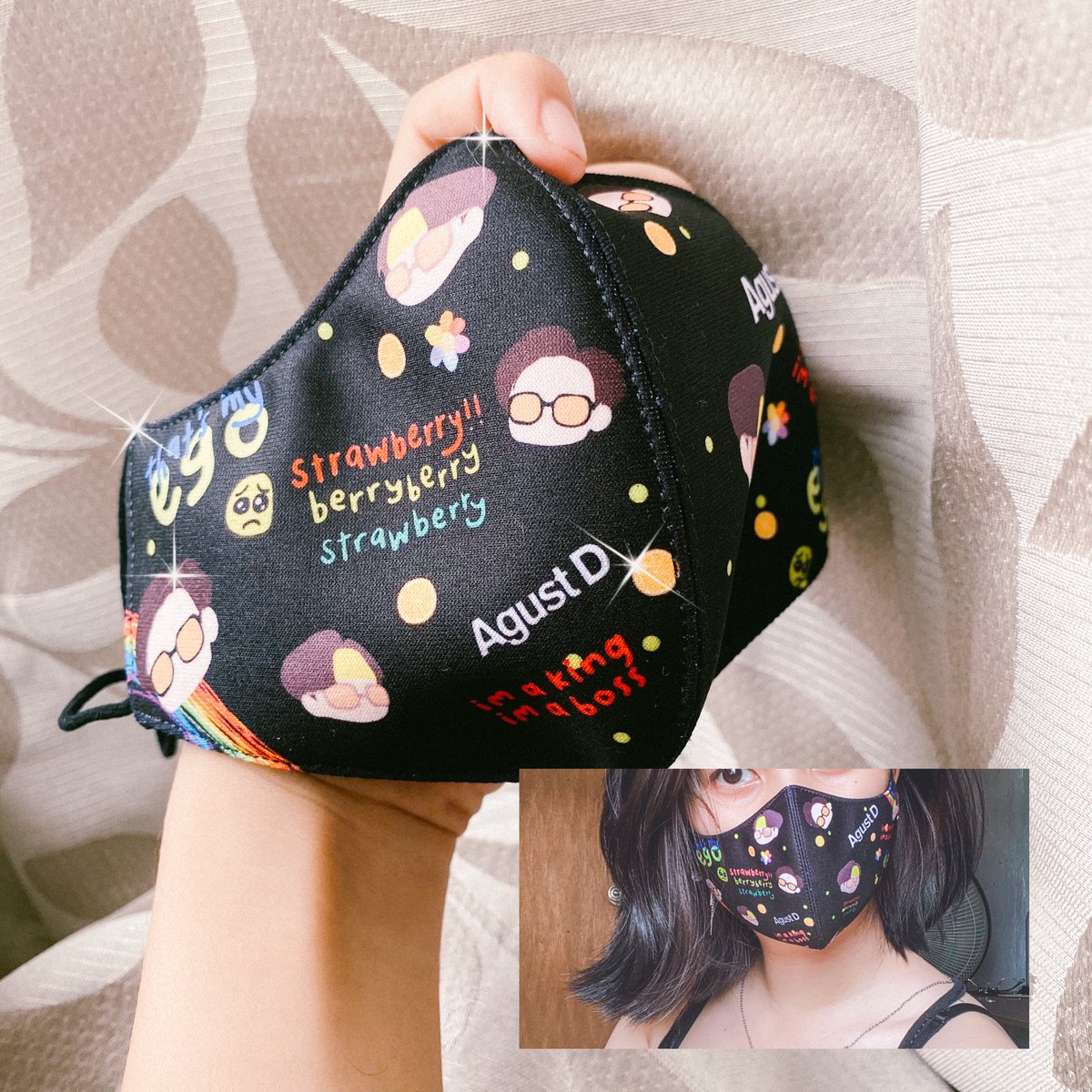 ta_d__r's tweet photo. Got these cuties at @InTheSopePH for Yoongi and Hobi’s late bday celebration ✨

Me &amp; @PROJbyAimee collaboration ✨ THANK YOU SO MUCH ATEEEE FOR THIS 🥺✨💯💜 보라해 🌟 https://t.co/5xQPA1FKC3