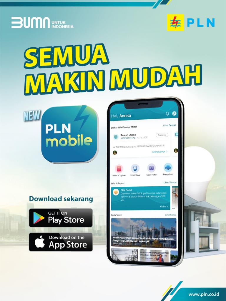 Masak sop jagung pakai panci, tambah tepung maizena biar kental
Electrizen, lihat deh sini, PLN Mobile nya sudah saya Install
Akhir weekend beli bunga pot, tanam di taman disiram agar lebat
Jika Electrizen sudah download, ajak juga teman dan kerabat
#NewPLNMobile #SemuaMakinMudah