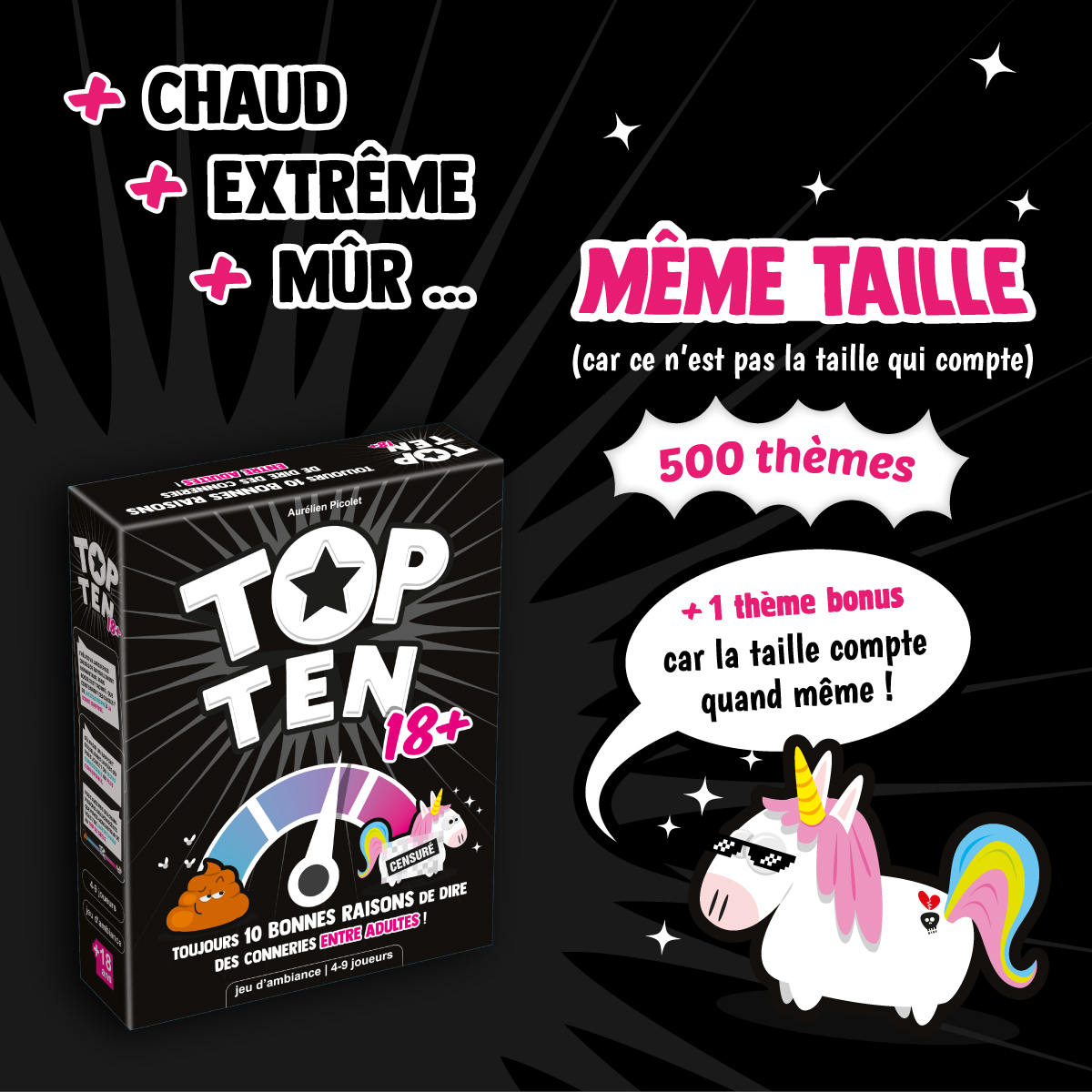 Vous en secrètement avez rêvé ? IL ARRIVE :D 
cocktailgames.com/jeu/top-ten-18/

#topten #j2s #hot #unicorn #boardgames #jeuxdesoiree #fun #licorne