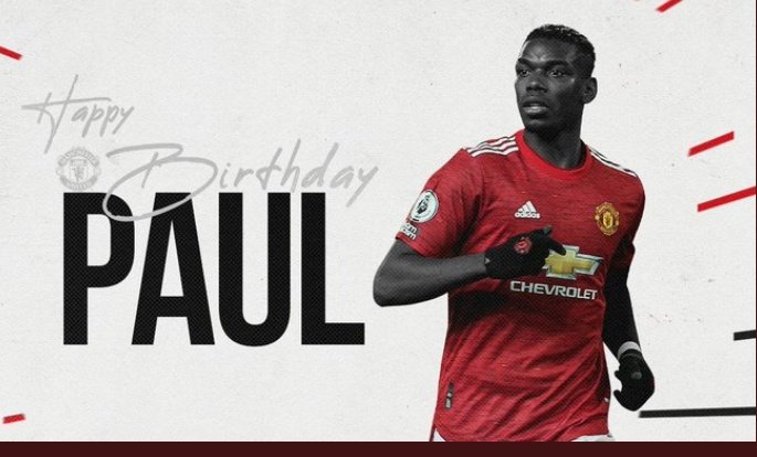 Happy birthday PAUL POGBA . KING!!!  . 