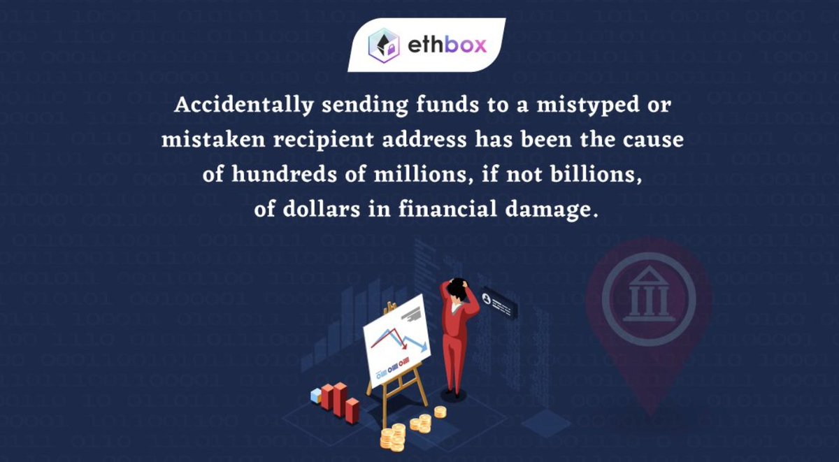 🔥@ethbox_official finally solve a problem when sending funds to a wrong address!!🤩

😱So far hundreds of millions if not billions of dollar has been lost because of that!!

⚡️EthBox is here to finally fix this!🔥
#safety #privacy #p2p #otc #ethbox #safu $EBOX #TCLers <a href="/BHB/">BH.B</a>