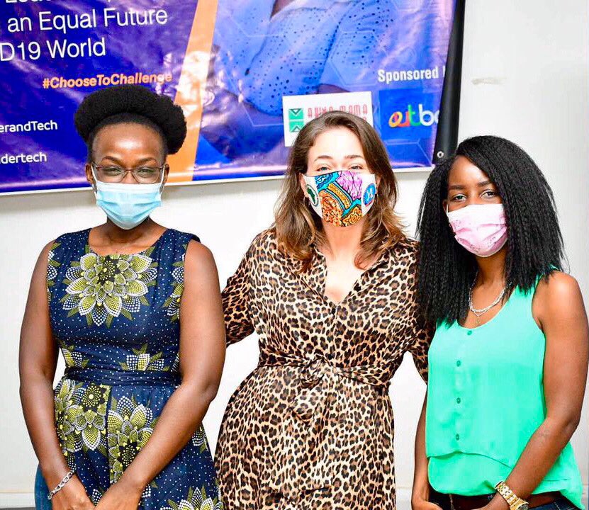 CodinginHeelsug's tweet image. Grateful to Aidah Bukubuza & Diana Bwanika of @AydiaGenderTech for the invitation to celebrate Women’s month under the theme: Women in Leadership; Achieving an Equal Future in a COVID-19 World- #ChooseToChallenge. It is always a pleasure to listen & be inspired. 
#CodingInHeels