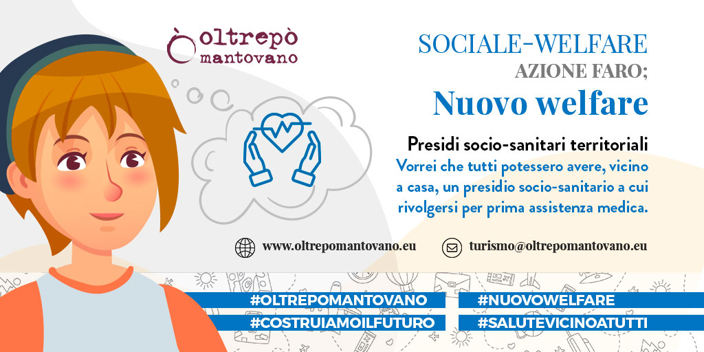 ConsorzioOPMN's tweet photo. SOCIALE-WELFARE
AZIONE FARO: Nuovo welfare 
#OLTREPOMANTOVANO #COSTRUIAMOILFUTURO #NUOVOWELFARE #SALUTEVICINOATUTTI
https://t.co/EGTYv3oFbx https://t.co/MwlPve0wzU