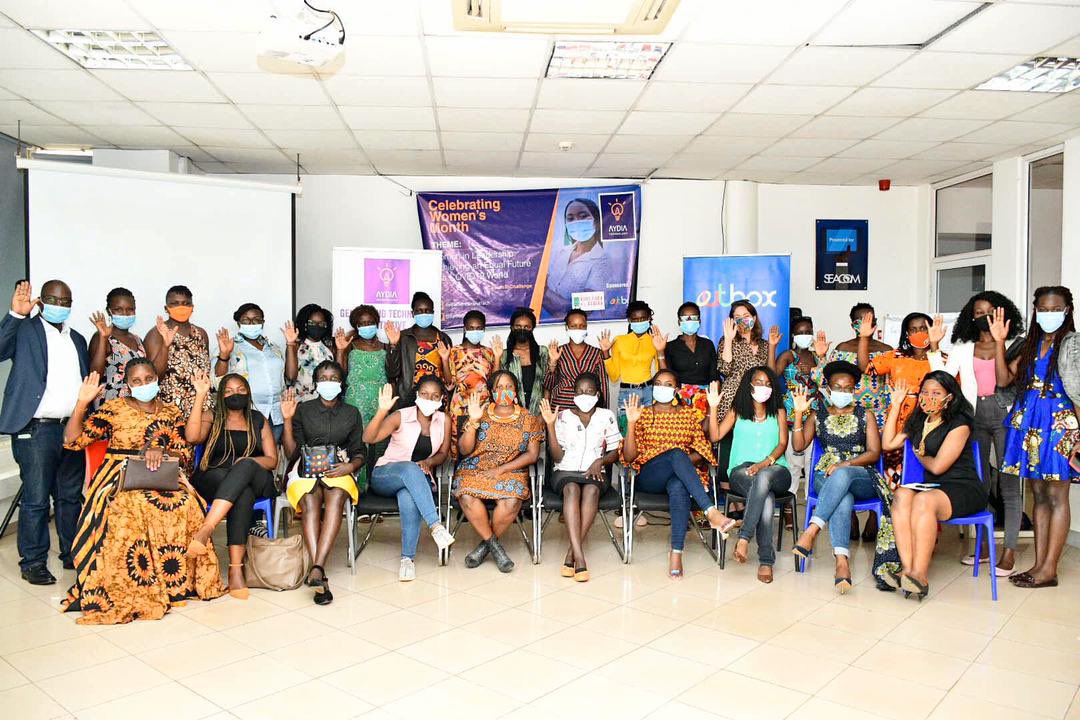 CodinginHeelsug's tweet image. Grateful to Aidah Bukubuza & Diana Bwanika of @AydiaGenderTech for the invitation to celebrate Women’s month under the theme: Women in Leadership; Achieving an Equal Future in a COVID-19 World- #ChooseToChallenge. It is always a pleasure to listen & be inspired. 
#CodingInHeels