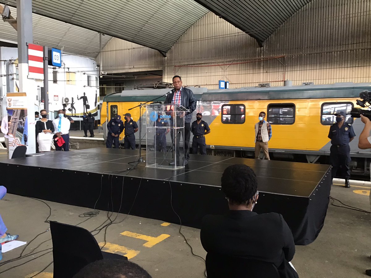 PRASA_Group's tweet photo. #PR2PLaunch
Board Chairman Mr Leonard Ramatlakane giving an overview of the People’s Responsibility to Protect Project.
#” All Infrastructure and Stations goes through the communities”.
#ForceMultiplier
#PRASABoard
#FixingPRASA https://t.co/t8Kmb8ob1e