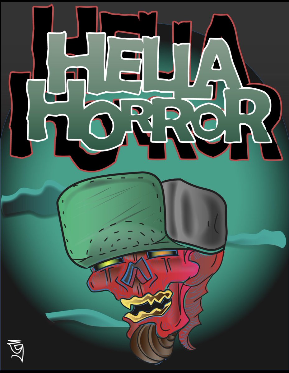 EZE1nk's tweet photo. Hella Horror Arte, created by EZE ink #eze1nk #artwork #artist #BayArea #hellahorrorpod #hellahorror #horror #redskull #calavera #HH https://t.co/tiNBpKxqou