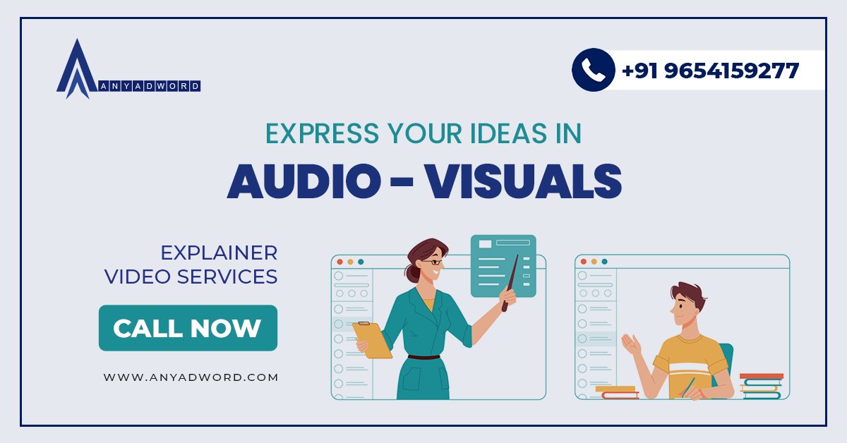 anyadword's tweet photo. Express your ideas in Audio-Visuals form with Anyadword's best video services.  Call us for free consultation on +91-9654589394 or email us on business@anyadword.com 

#videoads #videoadvertising #videomarketing #audiovisual #audiovisualsolutions #anyadword #india #startup https://t.co/LbjoVtsbzb