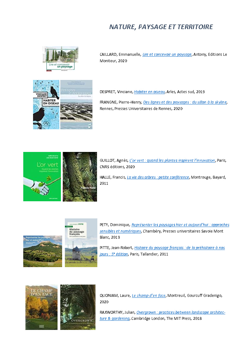 ENSABRETAGNE's tweet photo. Liste des nouvelles acquisitions du centre de documentation au 15 mars 2021. Cette semaine 2 thématiques :
- CONSTRUCTION ET ÉNERGIE DURABLE
- NATURE, PAYSAGE ET TERRITOIRE
#ENSAB #centrededocumentation #energiedurable #territoire #payasage #architecture https://t.co/r7szEAhFFb