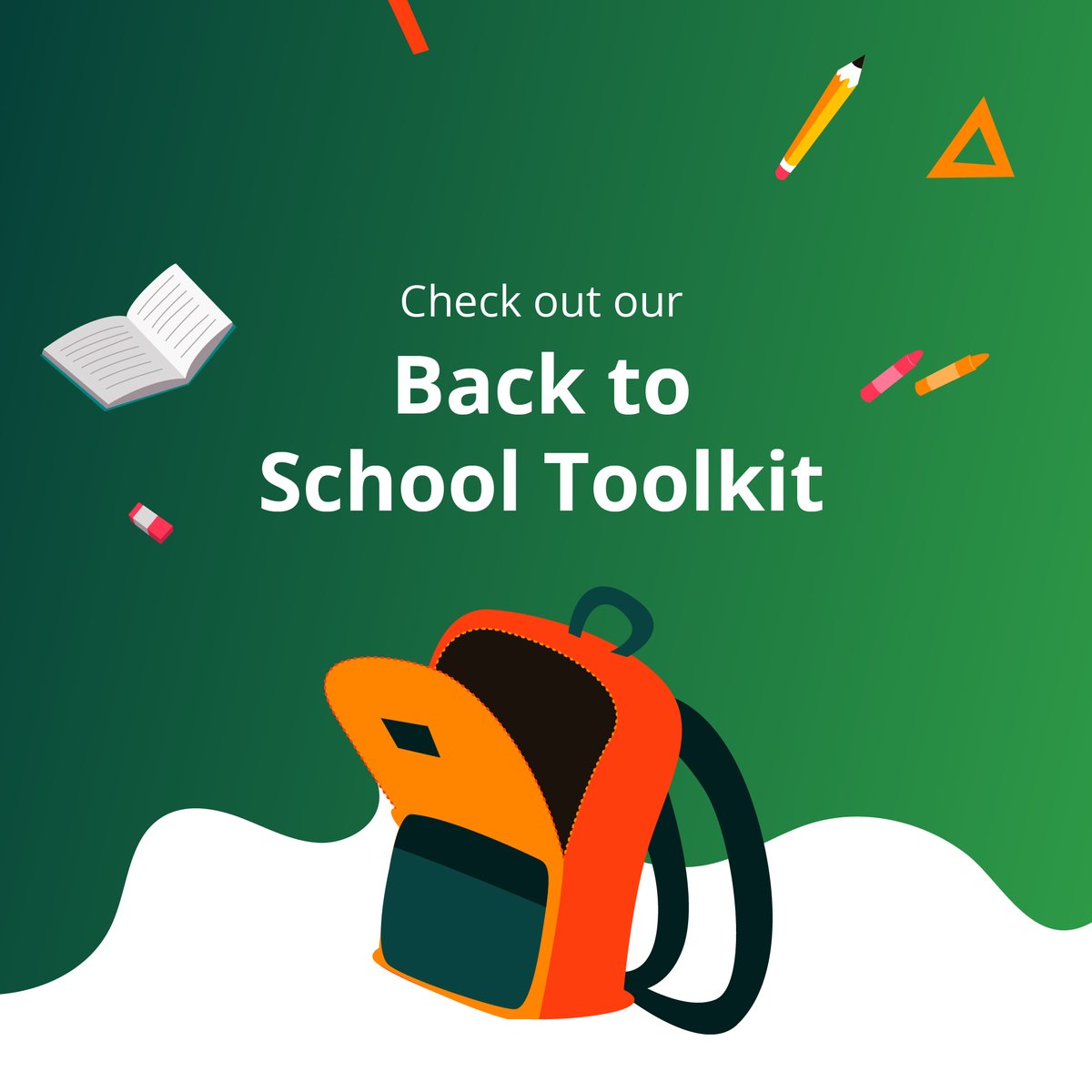 MindroomInform's tweet image. Wishing luck to everyone returning to school this week! 🍀

If you need a little help to get back into the school routine,  check out our #BackToSchoolToolkit. It&apos;s packed with resources to help make the transition smoother  👉 toolkit.mindroom.org