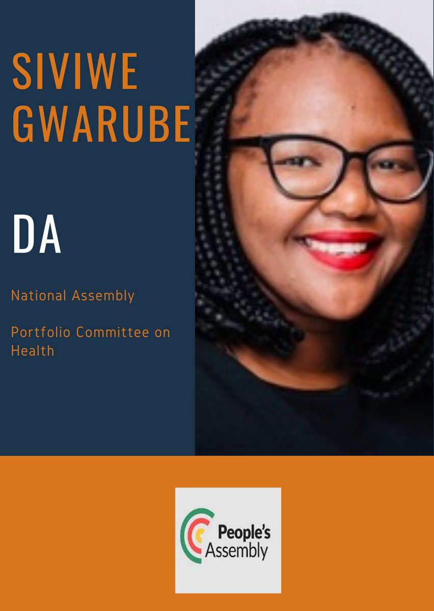 #ConstituencyMonday we get to know <a href="/Our_DA/">Democratic Alliance</a> MP <a href="/Siviwe_G/">Siviwe Gwarube</a> who serves in the PC of Health in #Parliament.

Her constituency area is <a href="/DASOUWC/">DASO-UWC</a> + <a href="/DASOUCT/">DASO-UCT</a> + other campuses in WC. 

"Parliament is YOURS! You must hold those you have elected to account". bit.ly/3cuYh0R