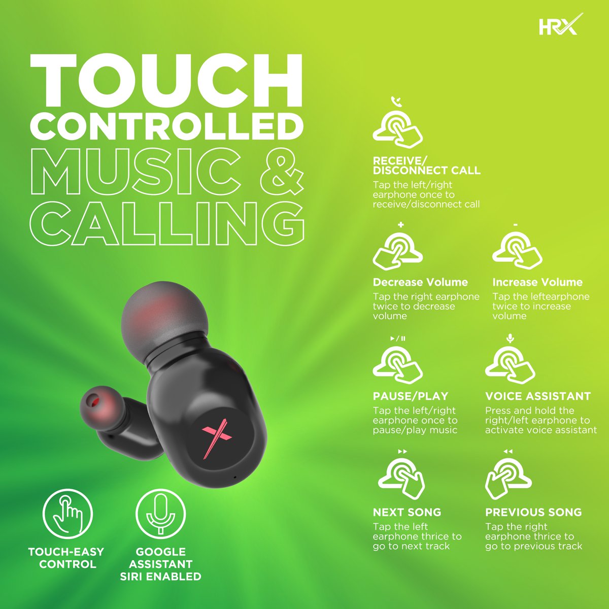 hrxbrand's tweet photo. Part of the HRX Force Audio Range, get ready to plug and play with the HRX X DROPS 14G
Crystal Clear Sound, 20 Hours Battery, Sweat & Splash Proof with Quick Touch Technology - you'll never have a bad workout πͺπ½
Come #MoveWithHRX today β¨
Buy now: https://t.co/hbaWnlPFXG https://t.co/jz320LX4Wa