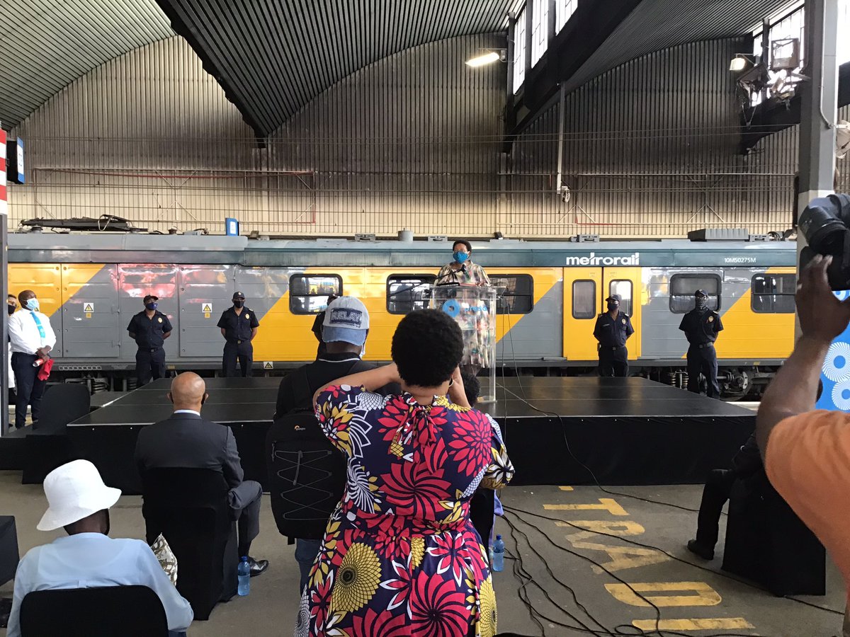 PRASA_Group's tweet photo. #PR2PLaunch
“Mazibuko said the safety patrollers will increase &amp; safe guard the empty PRASA buildings and the collaboration btwn PRASA volunteers and other such structures will be a force multiplier that will yield positive results”
#PrasaBoard
#FixingPrasa
#ForceMultiplier https://t.co/aHyuyryChu