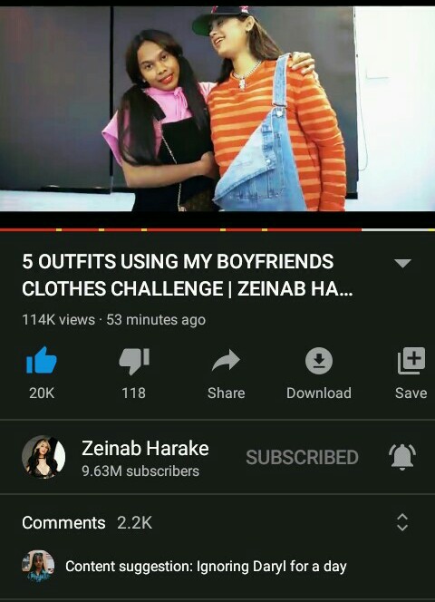 Yujin_An2003's tweet image. Done watching 3times kunang napanood zebby tamang clear watch history lang ang nood uli😊
🌹youtu.be/94-XnX7A8wo🌹
Subscribe na Kay zeinab malapet na sya talaga mag 10M subs. Kunting push nalang!!
youtube.com/c/ZeinabHarake…
#Vlogger #Zebbies #Zeinab