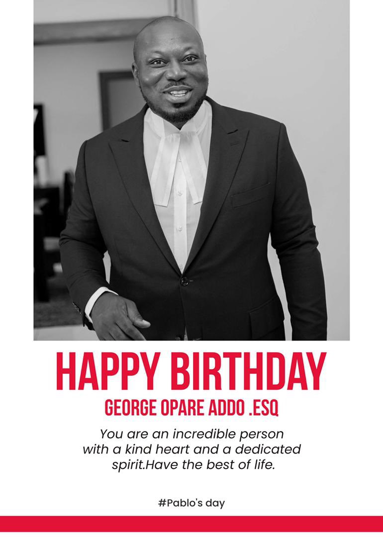 TetArafat's tweet photo. Happy birthday EL-SUPREMO @georgeoaddo yours is greatness!
#PabloDay https://t.co/XuOs3PtWRO