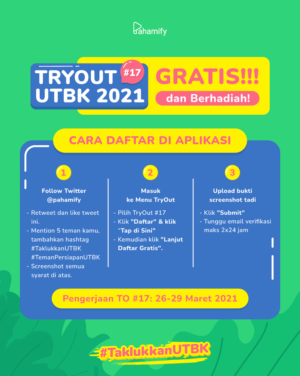Pahamify | TO + Live Class UTBK & Ujian Mandiri tweet media