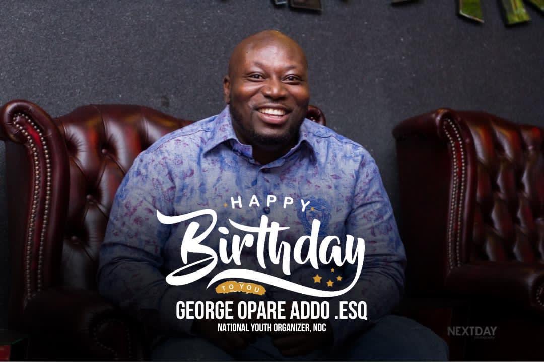 qhomlah's tweet photo. Happy Birthday this giant of a person the Supreme Commander of the youth wing of our dear @OfficialNDCGh @georgeoaddo keep soaring higher and higher
#PabloDay #BestNYO https://t.co/pQ27fZU7Y0