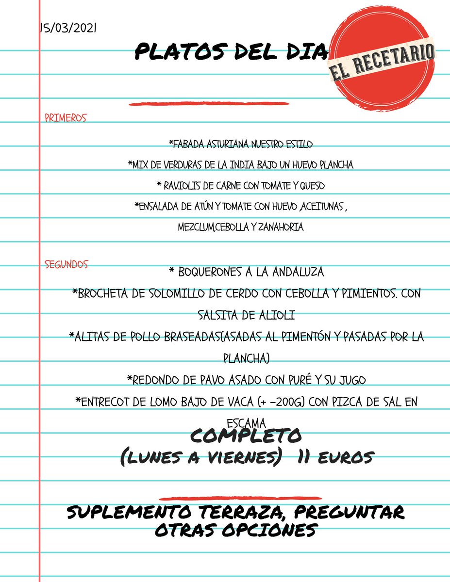 El Recetario (@recetarioel) on Twitter photo 