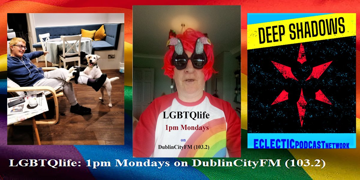 LGBTlifer's tweet photo. @colcul joins @dublincityfm 1pm 2day talking creative collaborations with @EclecticFull & #DeepShadows @GCNmag @GayTheatre @DubLesbianLine @nwci @nxfie @st66dublin @EdgeIndependent @brianm179 @EmRobDykstra @BeLonG_To @DublinPride @ThereseCahill1 @TheOutingFest @eddiemcguinness https://t.co/bdD2Xp77Sl