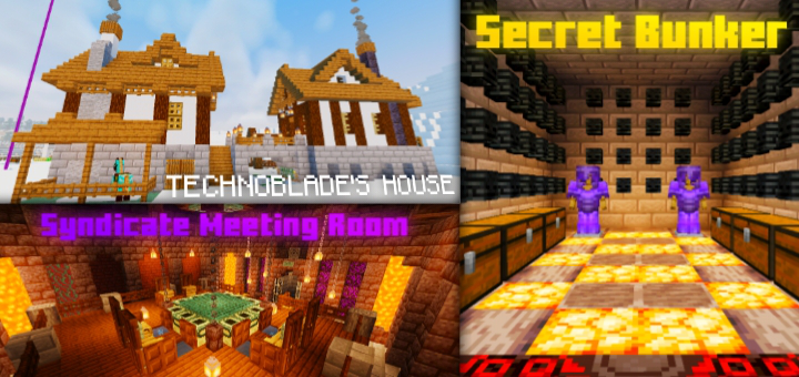 Technoblade's House Minecraft Map