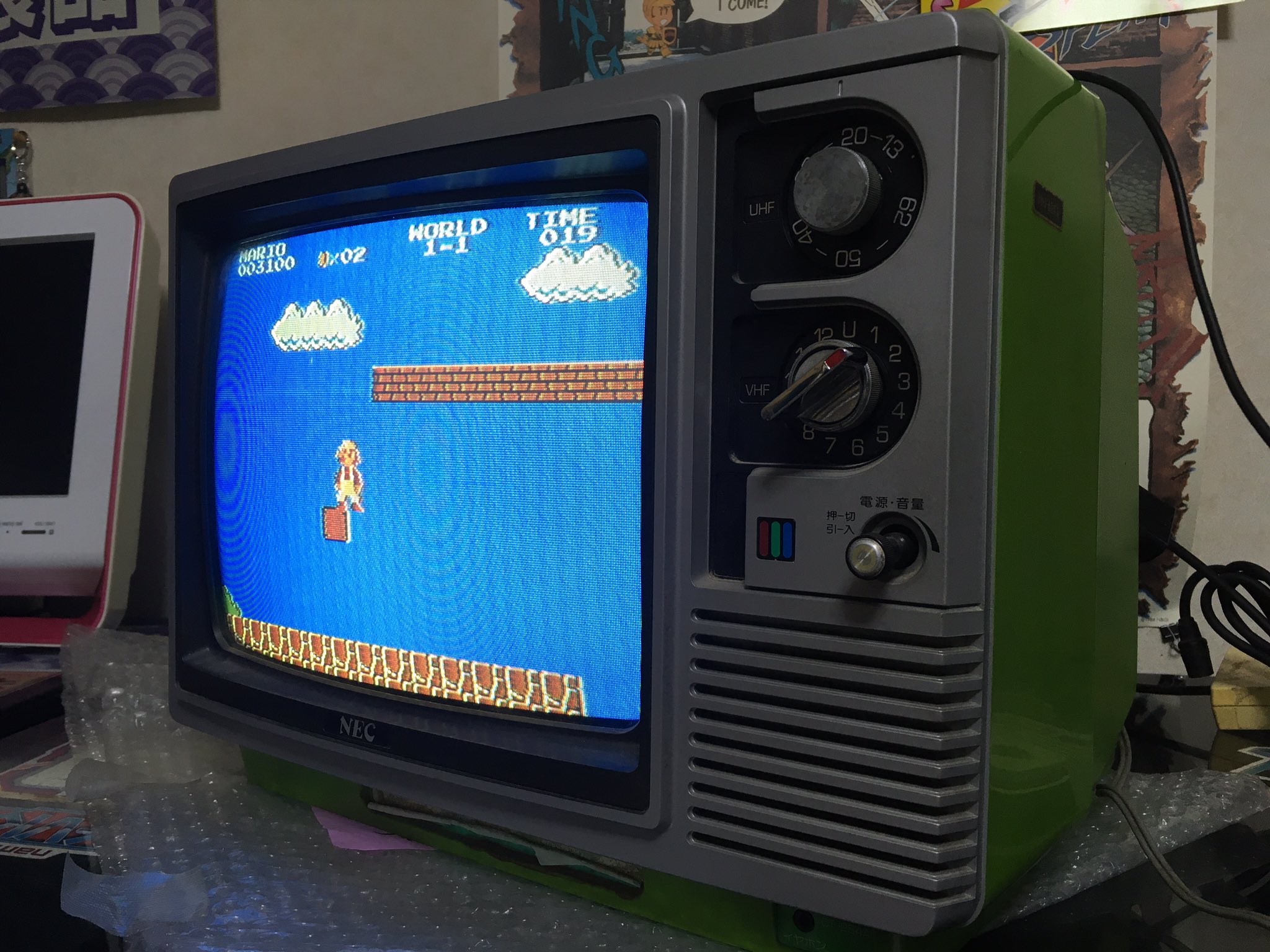 NEC ブラウン管テレビ C-14R27 テレビデオ 昭和レトロ なさい NEC ブラウン管テレビ C-14R27 テレビデオ 昭和レトロ なさい