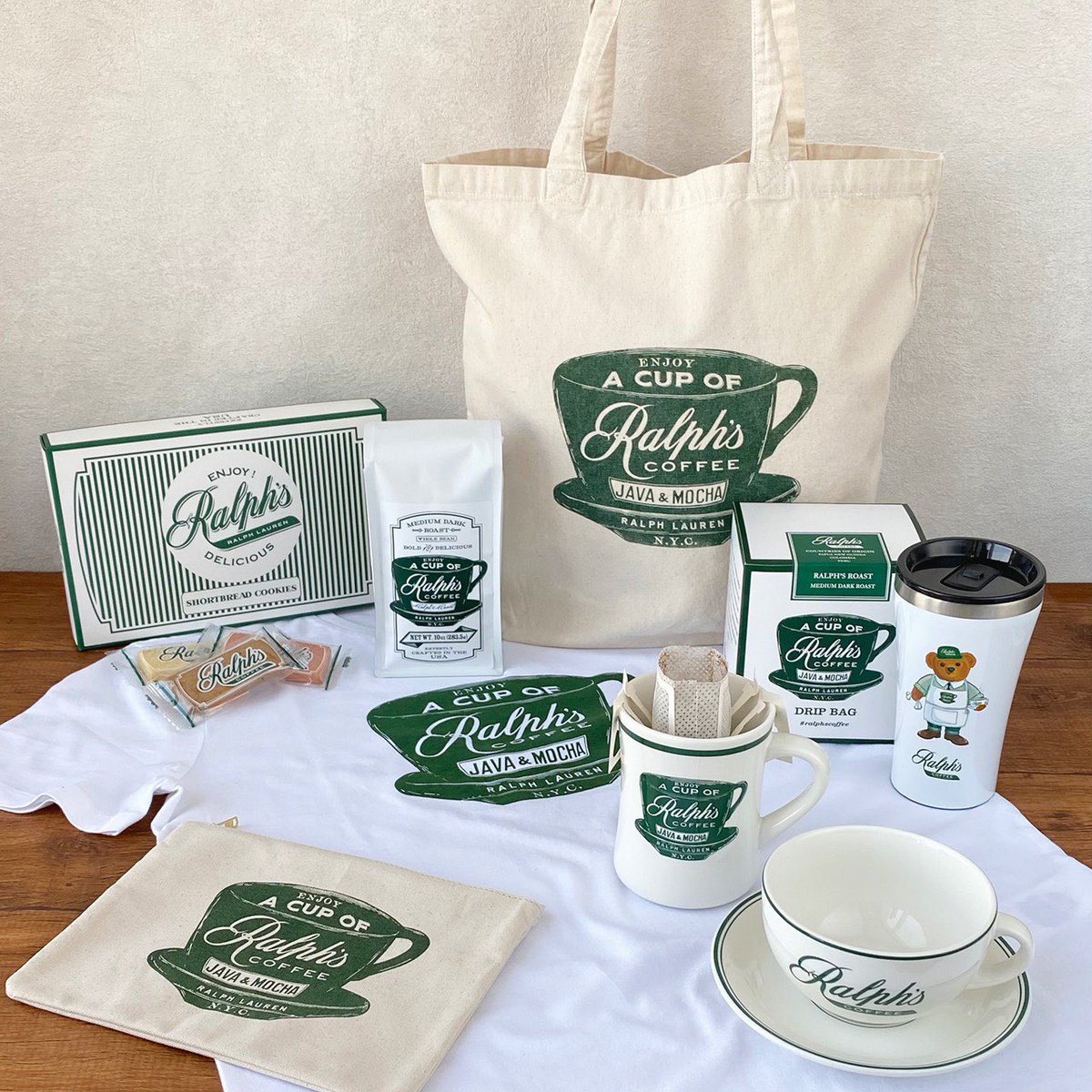 Ralph's Coffee ラルフズ コーヒー トートバッグ Ralph's Coffee ラルフズ コーヒー トートバッグ