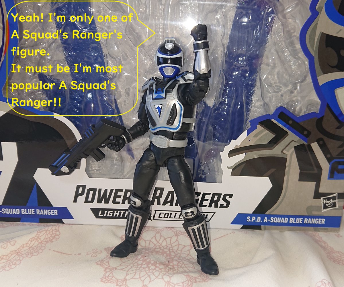 junned555's tweet photo. Glad see you A-Squad Blue Ranger!
#PowerRangers #lightningcollection 
#PowerRangersInSpace #PowerRangersSPD https://t.co/7wwrH2rmWA