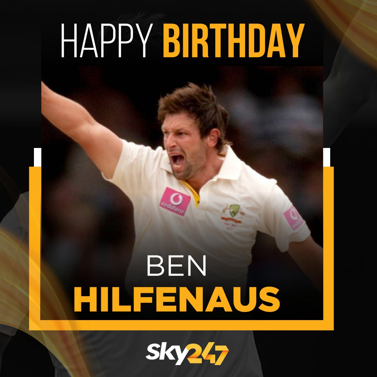 Wishing former Australian pacer Ben Hilfenhaus a very happy birthday.    