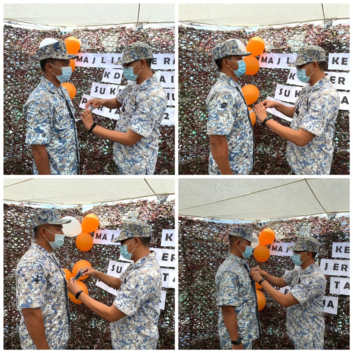 kd_jerai12's tweet photo. "Forte Unita Jeremy"

Sekalung Tahniah dan Penghargaan kepada yang dirai bersempena:

*Kenaikan pangkat
*Bintara dan Laskar Kreatif dan Berkualiti bagi Suku Tahun Pertama
*Warga yang mendirikan rumah tangga dan bertukar keluar
*Ulang tahun kelahiran

@tldm_rasmi
@MPA_Barat https://t.co/dnOtvL3PRv