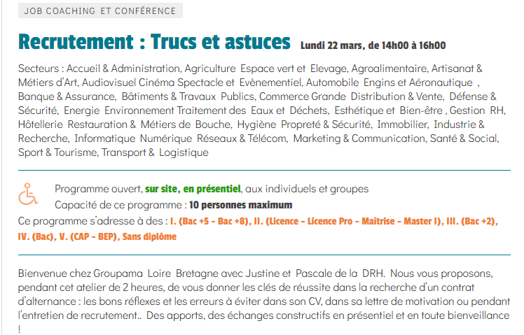 @TalentsGroupama Vous aidez dans la recherche de votre contrat d'#alternance Avec Justine, on vous attend pour partager es bonnes pratiques  ! #OSONSAA
Pour s'inscrire osonslapprentissage.fr/lieu/groupama-…
<a href="/Face44_Official/">Face44</a>