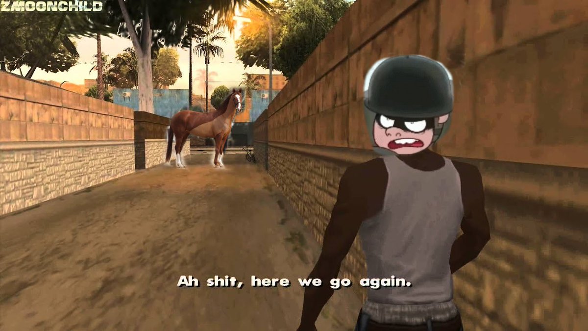 LiLKingMikey1's tweet photo. #AlphaBetas Tommy Vs Horse https://t.co/ydCAZmXbQc
