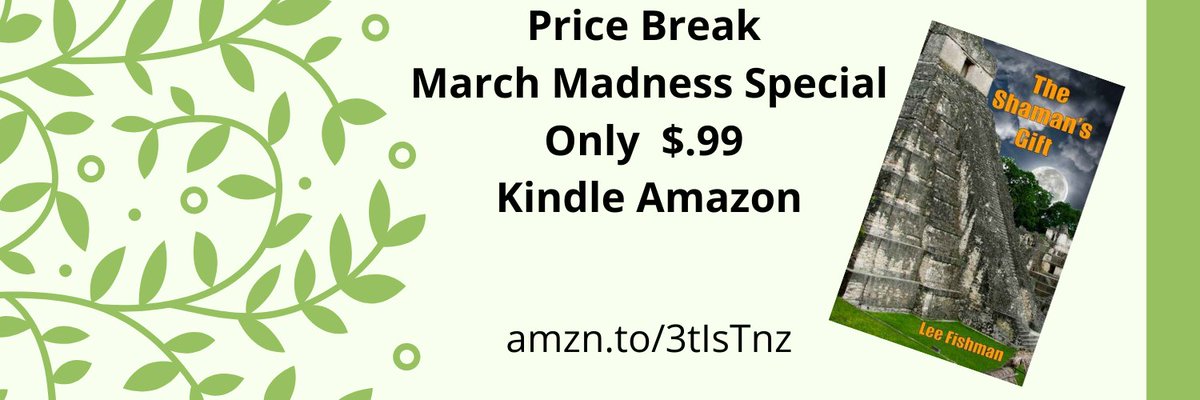 leefishman1's tweet photo. A Pandora's box of shady characters seek to exploit the Shaman's secrets in The Shaman's Gift #kindle #bargainbooks #bookdeal #ebooks #pricebreak #amreading #Belize https://t.co/uiwLARpm2V