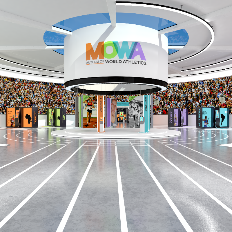 WorldAthletics's tweet photo. World Athletics launches the world’s first 3D virtual sports museum.

#MOWA
