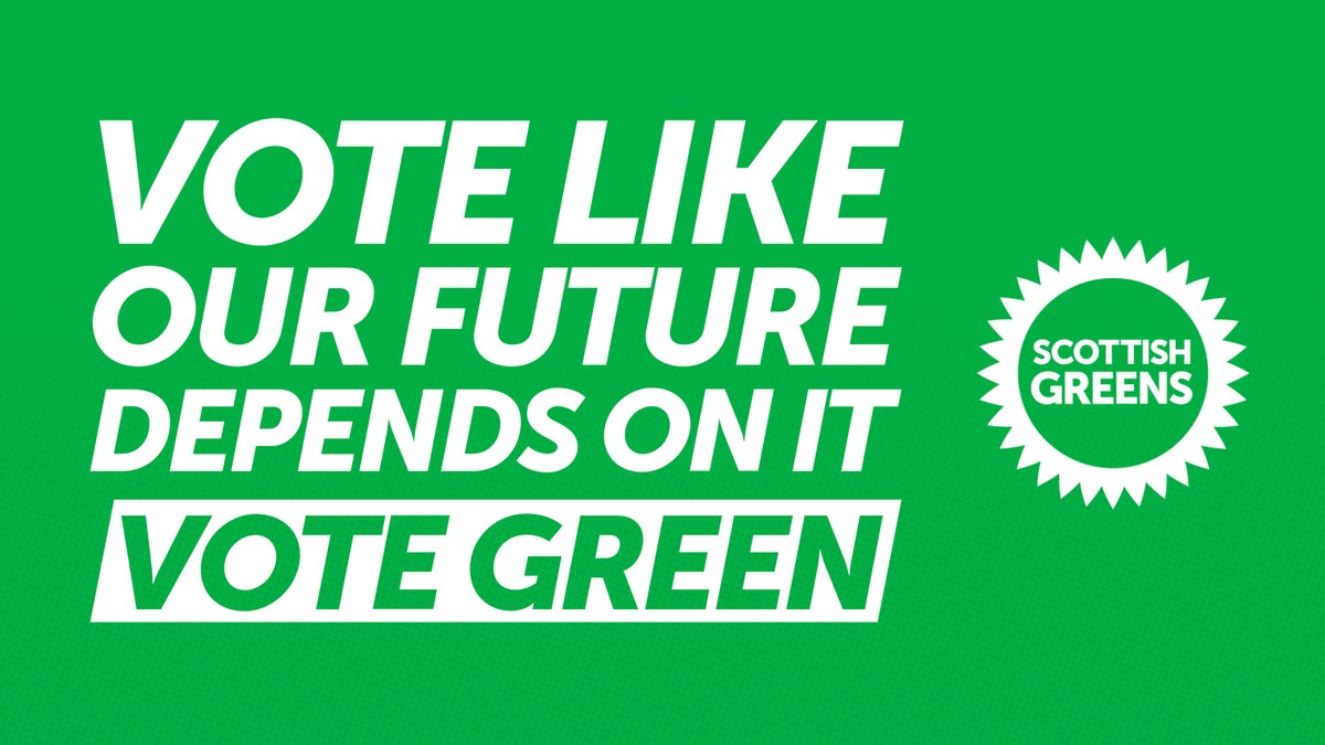 This May, we are asking you to vote like our future depends on it. #VoteScottishGreens