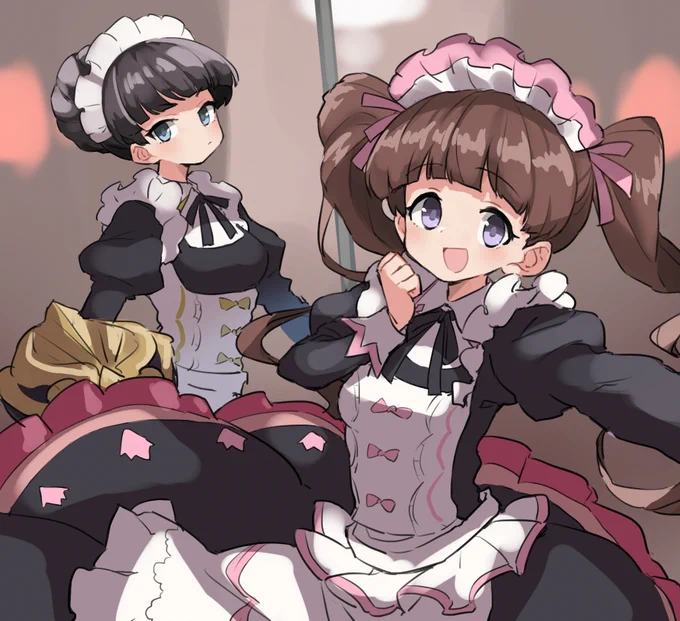 グラブル好きなキャラ引いた順に描くその7
ドロシー&クラウディア
サプチケだった気がする。ふひひスタンプはめっちゃ使う 