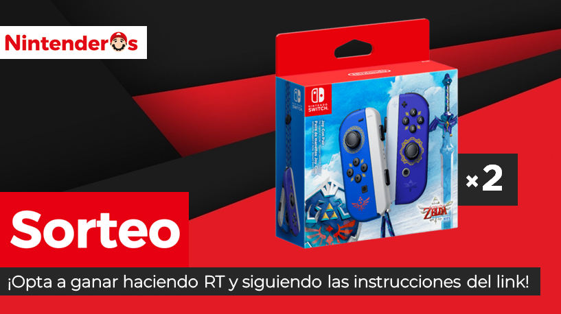 ¡Sorteamos 2 pares de Joy-Con de Zelda: Skyward Sword HD!

➡ Para participar, haz RT y sigue las instrucciones de aquí: gleam.io/EBZFc/sorteo-d…

➡ Para más información, visita el post en la web: nintenderos.com/2021/03/sortea…

¡Suerte!
