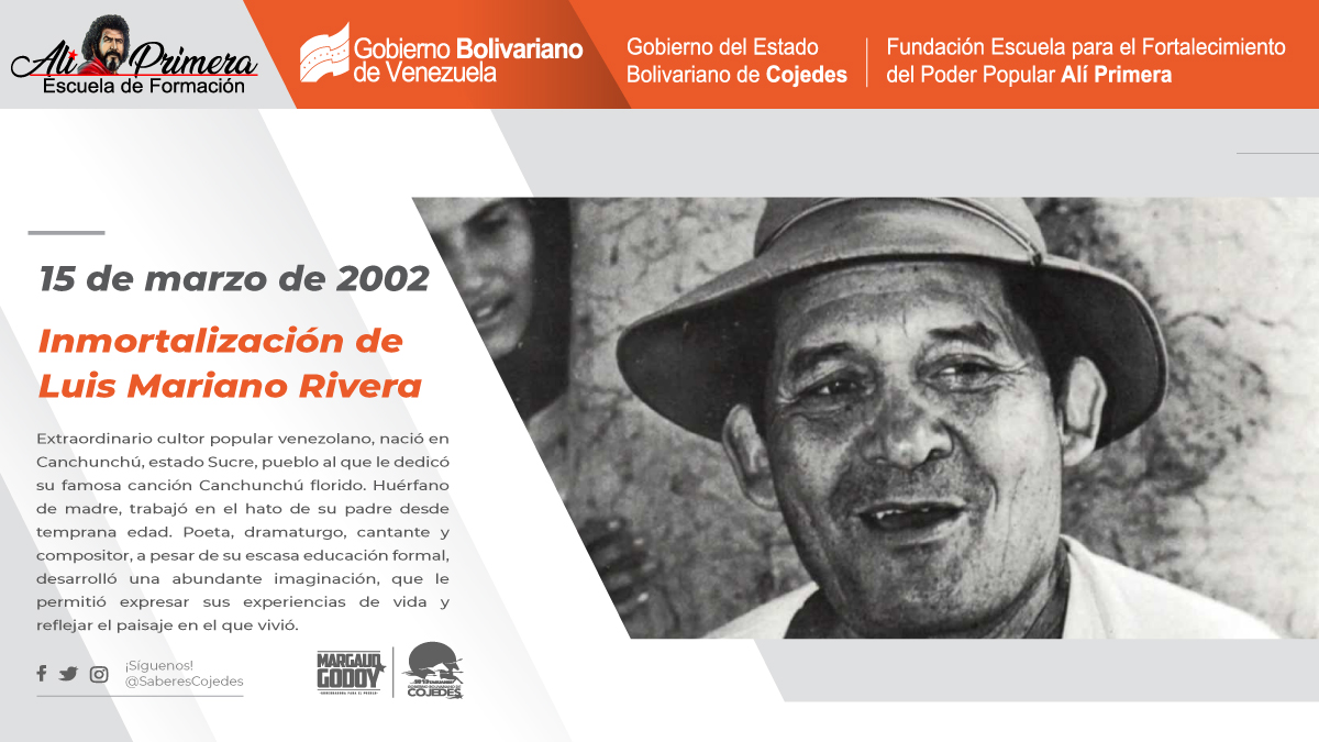 F_Ali_Primera's tweet photo. #15Mar #15Marzo #Efemerides https://t.co/bYRjBGhSWp